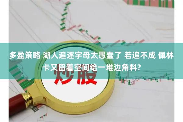 多盈策略 湖人追逐字母太愚蠢了 若追不成 佩林卡又留着空间给一堆边角料?